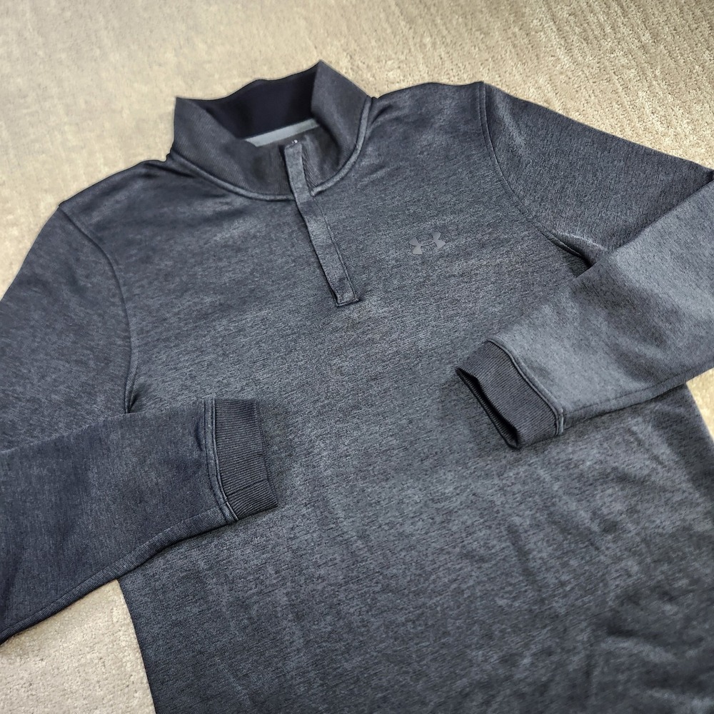 Under Armour Storm Sweater Men Large Fleece Water Repellent Golf Fleece
